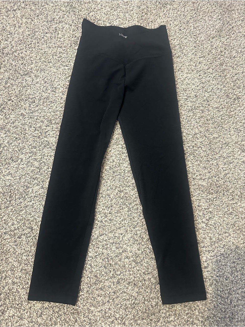 J. Crew Black High-Rise Performance Leggings